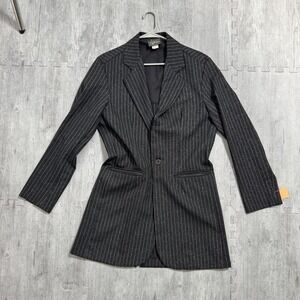 Retro Picon Pinstripe Glitter Blazer Women's Medium